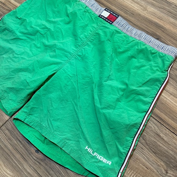 VTG. Tommy Hilfiger swim trunks! Sz. L - Picture 2 of 5